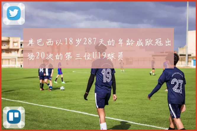 库巴西以18岁287天的年龄成欧冠出场20次的第三位U19球员